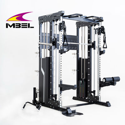 Bodybuilding multi-fonctionnelle Pull Up Bar Smith Machine Squat Rack avec poulie de câble