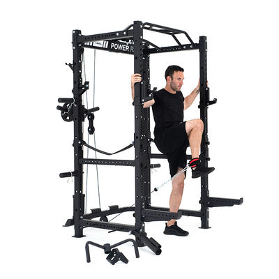 Eco-friendly et pliable multi-fonctionnel entraîneur Power Rack Squat Rack Smith Machine pour la maison